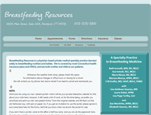 Tablet Screenshot of breastfeedingresources.com